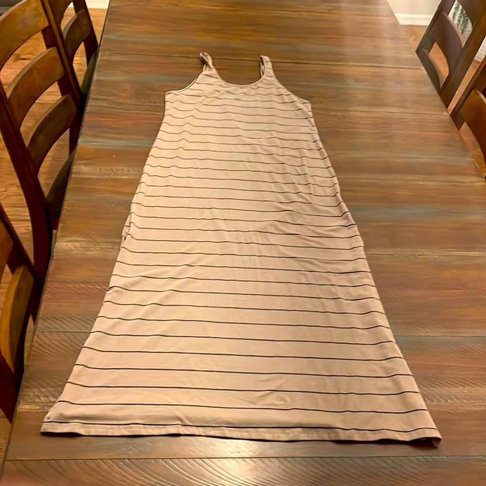 Long Cotton Dress Size L